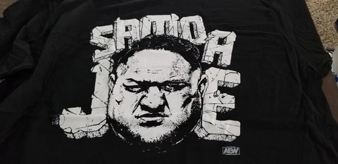 Samoa Joe XXL Shirt Pro Wrestling Crate NXT ROH champion legendary AEW wrestler Cover