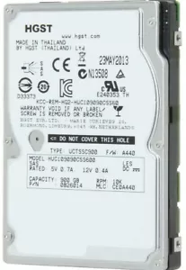 Hard Drive Hitachi 900GB SAS HUC109090CSS600 10000RPM 6G 2.5" 64MB Cache - Picture 1 of 5