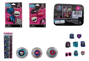 Juego de regalo de actividad Monster High ~ lápices macabros, gomas de borrar, rompecabezas, etc. - Imagen 1 de 7