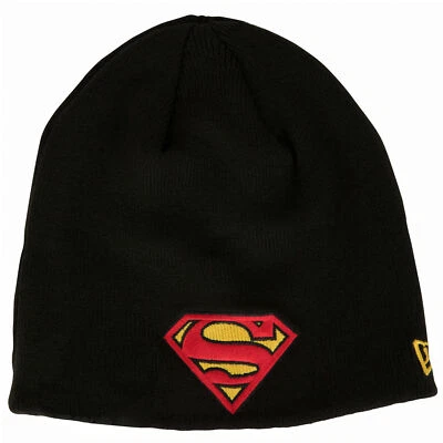 Gorro tejido Superman Classic Logo New Era negro Foto 1 de 2