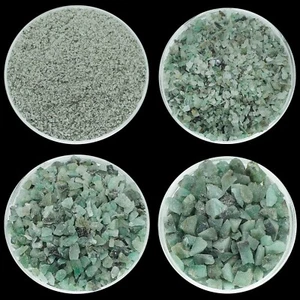 Natürlicher Smaragd roher grober Edelstein & lose Perlen zerkleinertes Pulver Schmuckherstellung - Bild 1 von 5
