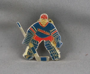 New York Rangers Pin (VTG) - 1990s Away Goalie by Ace - Inlaid Pin  - Picture 1 of 3