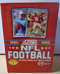 1990 Score NFL Football Series 1 Box With 36 Packs UNOPENED PACKS - Imagen 1 de 5