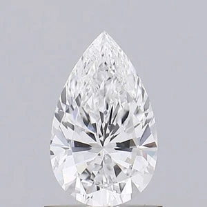 Diamante suelto cultivado en laboratorio corte brillante pera 3 quilates color D natural certificado VVS1 - Imagen 1 de 8