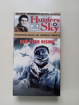 HUNTERS IN THE SKY VOL 7 FIGHTER ACES WORLD WAR II VHS TAPE CLIFF ROBERTSON USA - Image 1 of 4