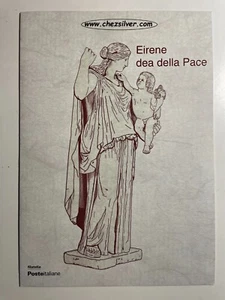 2022 Poste Italiane Folder Eirene Dea della Pace Edizione Limitata di 500 - Picture 1 of 5