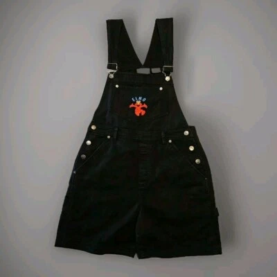 Pantalones Cortos De Colección Elmo Para Mujer S Negros Calle Sésamo Denim Algodón Bordado Foto 1 de 4