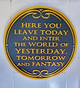 Walt Disney World Welcome Plague Replik. Orlando, Magic Kingdom, Urlaubsgeschenk.  - Bild 1 von 2