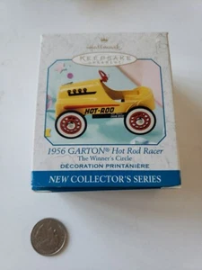 Hallmark Keepsake Ornament 1956 Garton Hot Rod Racer Pedal Car Winners Circle - Picture 1 of 10