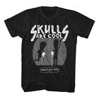 Beavis and Butthead Skulls are Cool Black Tall T-shirt