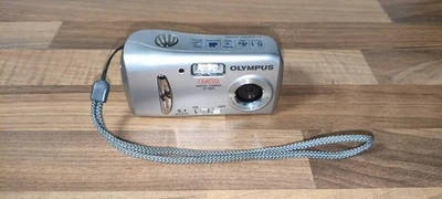 Olympus Camedia C-180 5.1MP Compact Digital Camera Silver Tested - Image 1 of 4