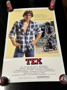 Vintage 1982 Disney Movie Poster - Tex - One Sheet - Picture 1 of 8