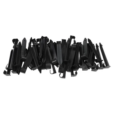 50Pcs Pipe Ground Stakes Drip Irrigation Hose Tube Holder Spikes Pegs Soaker - Image 1 of 4