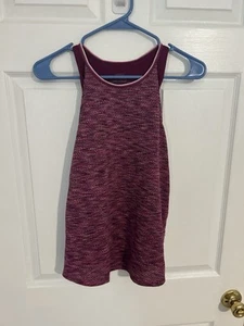 Athleta girl perfect pair midi tank camisole xl 14 purple lounge athletic - Picture 1 of 6