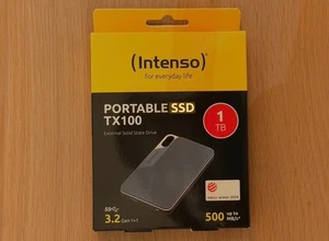 NEU Intenso Portable SSD TX100 1TB, Externe Festplatte - Bild 1 von 1