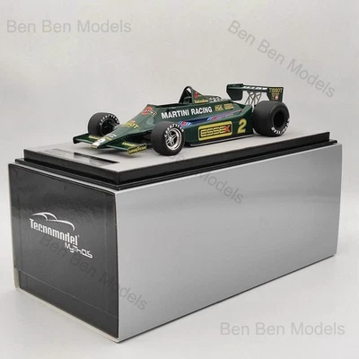 Tecnomodel 1/18 Mythos Series Lotus 79 1979 ltaly GP #1 Carlos Rentemann Resin - Image 1 of 4