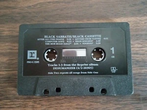 Black Sabbath Black Cassette Dehumanizer  Pro-C-5585 (Rare) - Picture 1 of 2