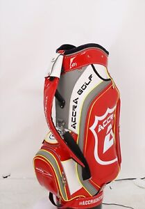 New Accra Red/ White/ Yellow 6 Way Divide Golf Bag- Staff 1015526 01015526