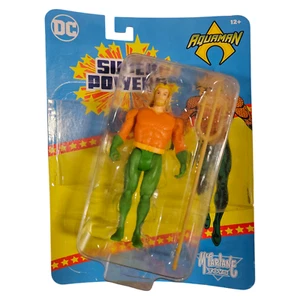 Figura de acción DC Comics Mcfarlane Super Powers W4 Aquaman DC Rebirth 5" CAJA DMG - Imagen 1 de 9
