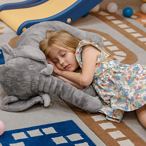 Large Soft Cute Pillow Plush Stuffed Elephant Animal Toys Teddy Dolls Kids Gifts