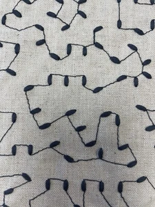 Clarke & Clarke Fabric - Bibury / Midnight 1.25m Piece (NEW)! - Picture 1 of 4