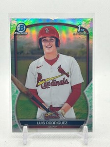 2023 Bowman Chrome Prospect 1st Lunar Refractor Card #BCP-130 Luis Rodriguez