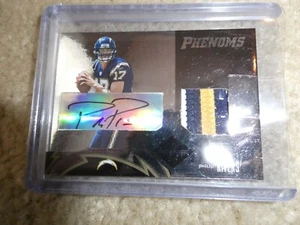 2004 Donruss Leaf Limited Philip Rivers #212 3 Color Patch and Autograph /150 - Picture 1 of 2