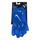 Nike Vapor Jet 6.0 Adult Football Gloves Blue Men's Xl Cz4127-490 Nfl Issued