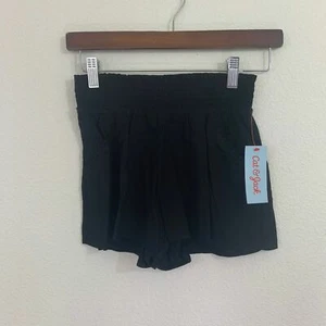 NWT Girls Medium M 7-8 Cat & Jack Elastic Band Shorts with Pockets  - Picture 1 of 5