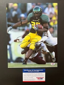 Jonathan Stewart ¡¡Lo último!! Foto firmada autografiada de los Oregon Ducks 11x14 certificado de autenticidad PSA/DNA - Imagen 1 de 1