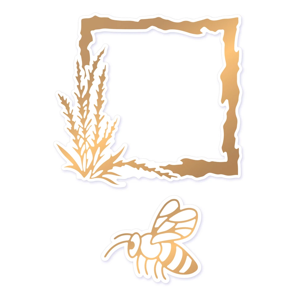 Couture Creations Buzzing Frame Cut and Create Die Set  2pc : Lavender Love Coll - image 1 of 1