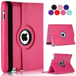 iPad Case Rotating Cover For Mini 4 5 Pro 9.7 10.2 10.9 11 12.9 Air 13 M2 M3 M4 - Picture 1 of 14