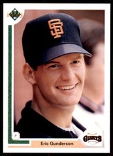 1991 Upper Deck Eric Gunderson Baseball Cards #315