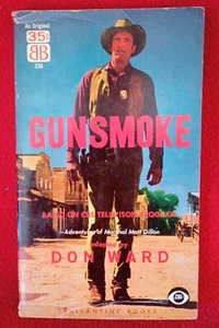 GUNSMOKE (1957, Paperback) 1st Edition by Don Ward  Ballantine Books CBS Western - Bild 1 von 3