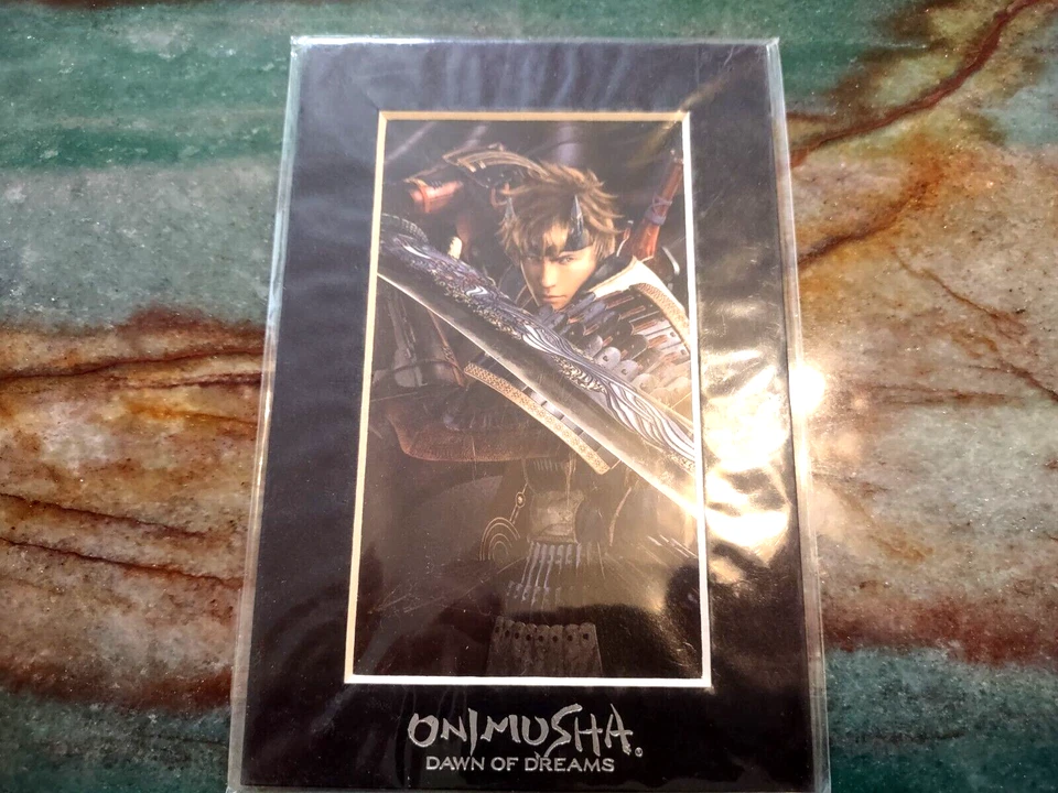 Onimusha Dawn of Dreams Capcom Art Print Promo Limited Edition Laser Cel NEW - Image 1 of 3