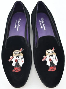 DESGASTE LIGERO | RALPH LAUREN ETIQUETA PÚRPURA 10D ALONZO POLO ESQUÍ OSO ZAPATILLAS ZAPATOS - Imagen 1 de 12