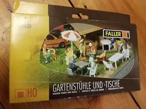 Faller Garden Chairs and Tables HO Scale 180439 MISB b1 - Picture 1 of 1