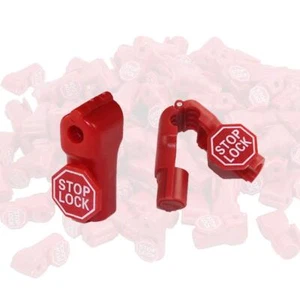 100 Packs of Peg Hook Locks Retail Security Stop Lock, Anti Theft peg Locks f... - Picture 1 of 7