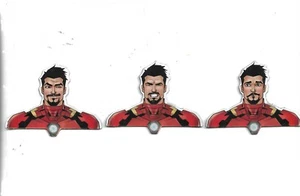 Three Marvel Avengers Iron Man Magnets - Picture 1 of 1