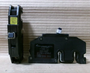 2 Stück Zinsco Sylvania Typ Q Q150 1-polig 50 Ampere 120 V Leitungsschutzschalter - Bild 1 von 1