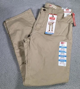 Wrangler Mens Straight Fit Jean Pants 32x30 Beige Five Star Free To Stretch - Picture 1 of 7
