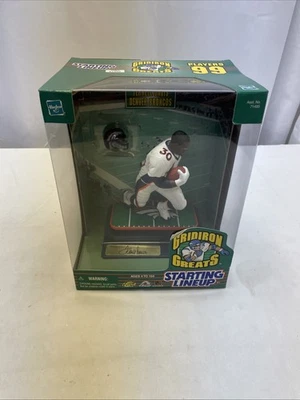 Figura nueva Terrell Davis Denver Broncos Gridiron Greats 1999 alineación inicial NFL Foto 1 de 2