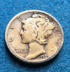 1925-S Mercury Dime Very Nice !! -C - Picture 1 of 3