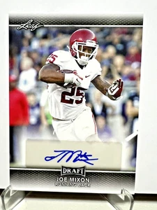 Joe Mixon 2017 Leaf Draft RC Autograph TEXANS MINT👌👌 - Picture 1 of 7
