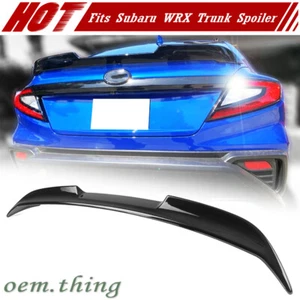 Painted Glossy Black Fits SUBARU WRX 4D Sedan VB V Type Rear Trunk Spoiler 22-25 - Bild 1 von 5