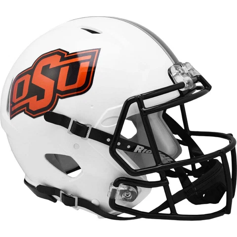OK State Cowboys Chrome Decal Riddell Speed Authentic Football Helmet Cover
