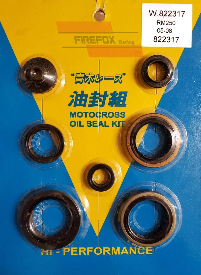 Kit de sellado de aceite de motor Suzuki RM250 RM 250 2005 2006 2007 2008 Foto 1 de 1