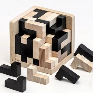 Cubelix - Rompicapo In Legno Gioco per Bambini e Adulti 3D Puzzle - Foto 1 di 4