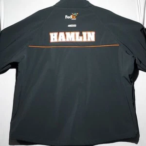 Chase Authentics Denny Hamlin #11 full zip fleece lined men's jacket size 3XL - Picture 1 of 9