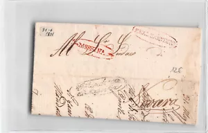 10939 MESSINA INTEN. REAL SERVIZIO X NOVARA ANNO 1831 TESTO COMPENSO RONDIERI - Picture 1 of 2